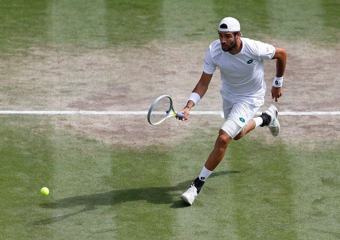 Matteo Berrettini ve finále Wimbledonu 2021