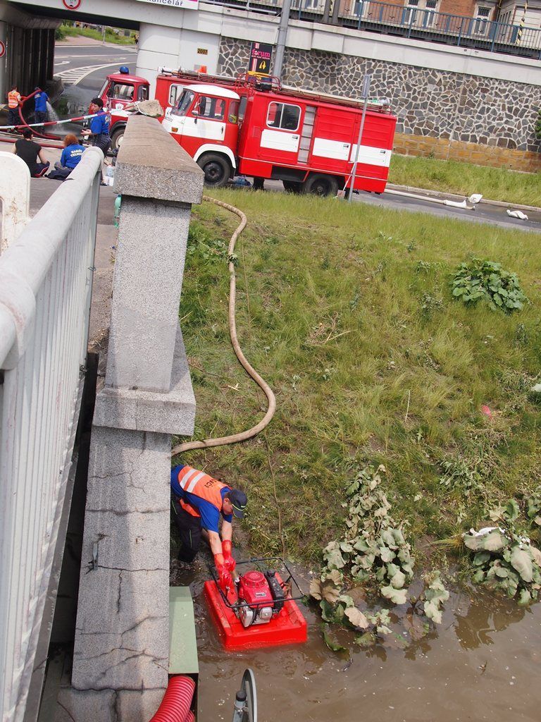 Povodeň červen 2013 - Ústí nad Labem 9. 6.