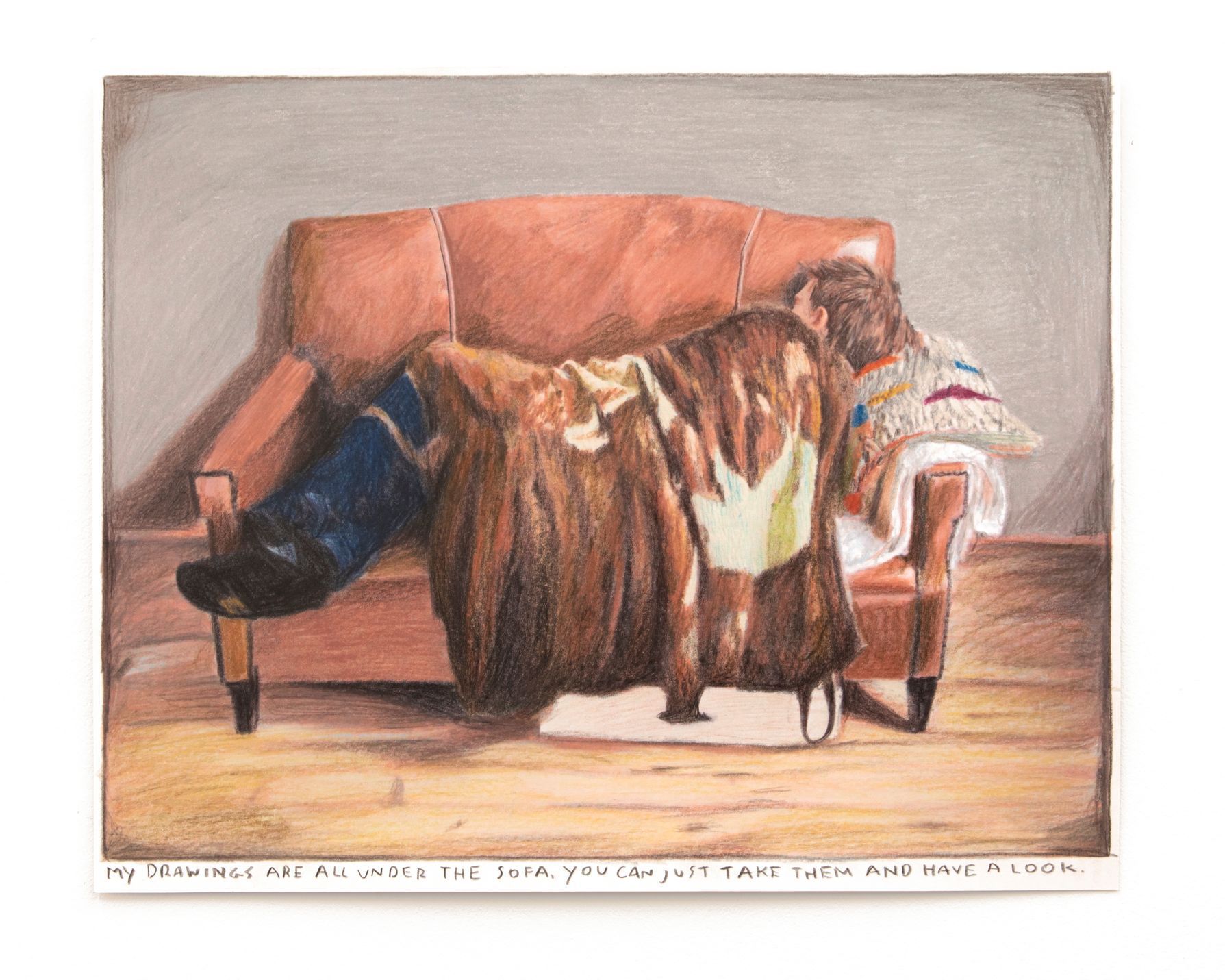 Rinus van de Velde: My drawings are all under the sofa, 2020