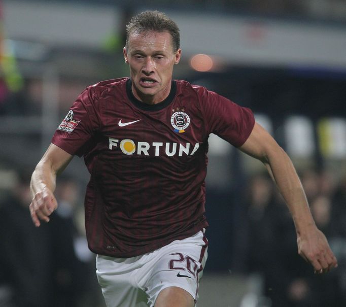 Fotbal, Gambrinus liga, Sparta - Jablonec: Tomáš Zápotočný