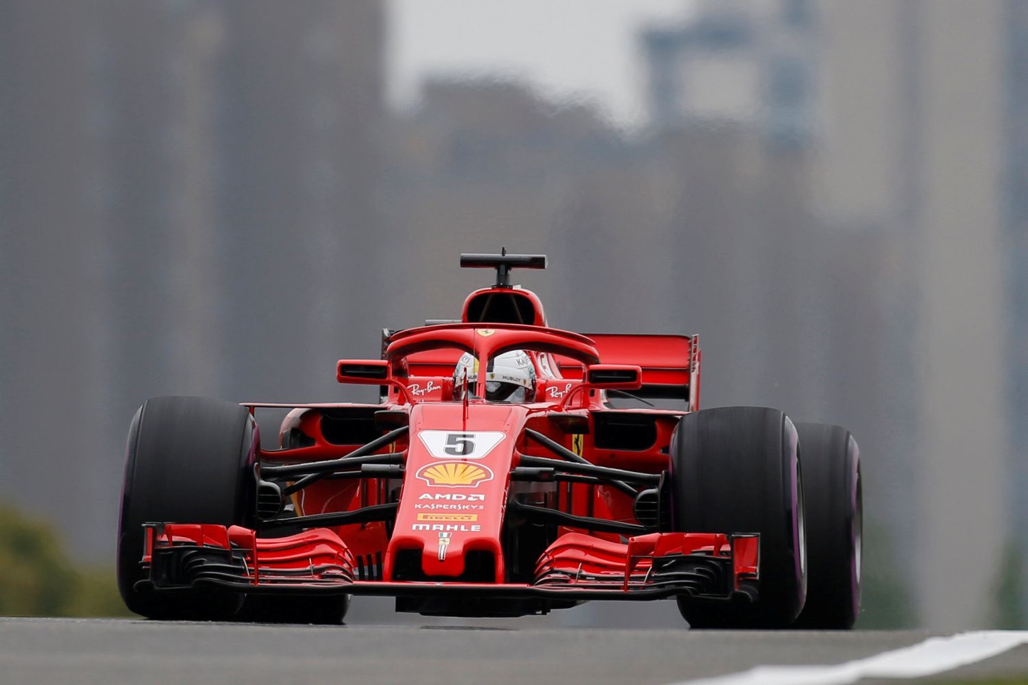 VC Číny 2018:  Sebastian Vettel, Ferrari
