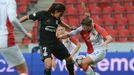 LM, Slavia-Lyon: Pavla Benýrová (12) - Amel Majriová (7)