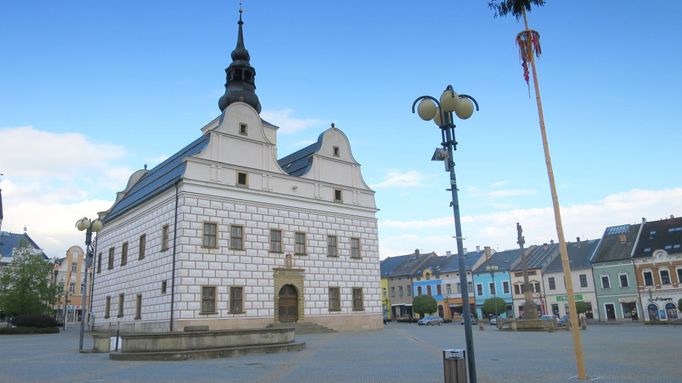 Vyhnání Němců z Lanškrouna. Květen 1945.