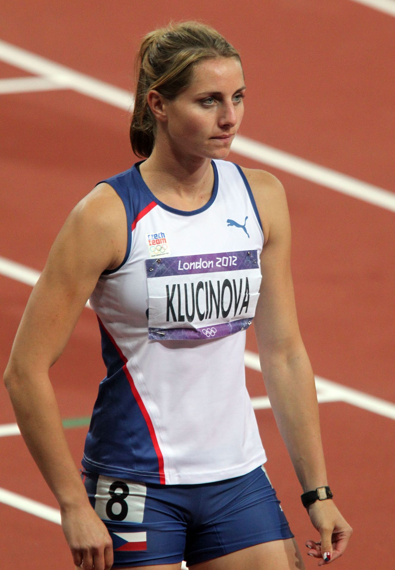 Eliška Klučinová, atletika na olympijských hrách v Londýně 2012