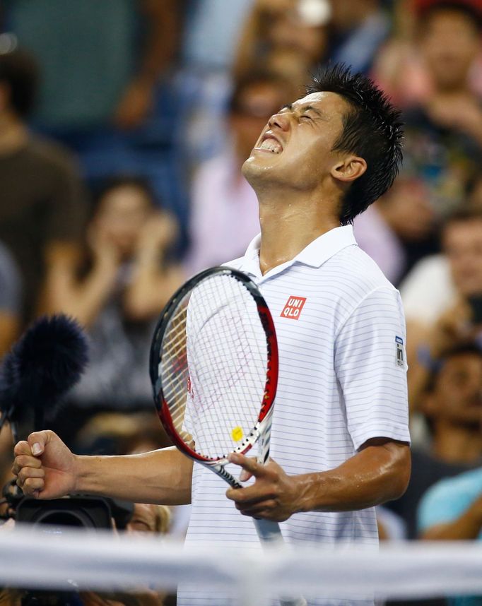 Kei Nišikori na US Open 2014