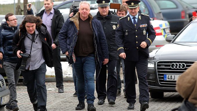 Milan Chovanec s policejním prezidentem Tomášem Tuhým.