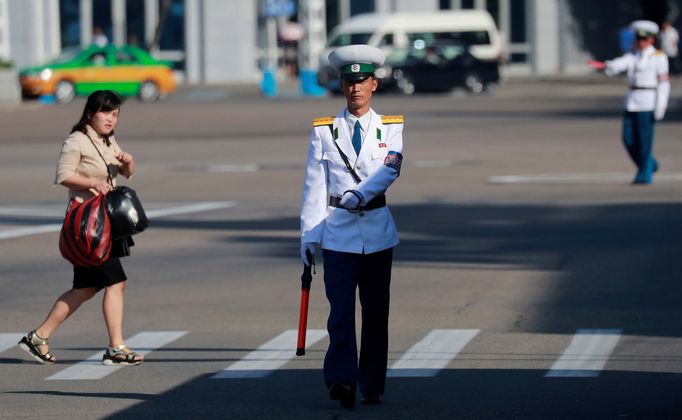 Život v Pchjongjangu. Severní Korea, Září 2018.