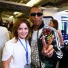 F1, VC Abú Zabí 2014:  Pharrell Williams a Geri Halliwellová