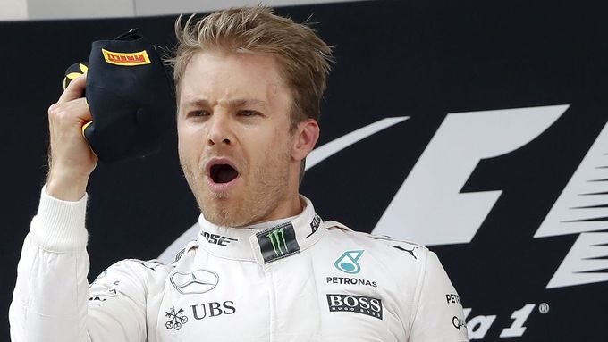 Nico Rosberg jásá z triumfu v Šanghaji.