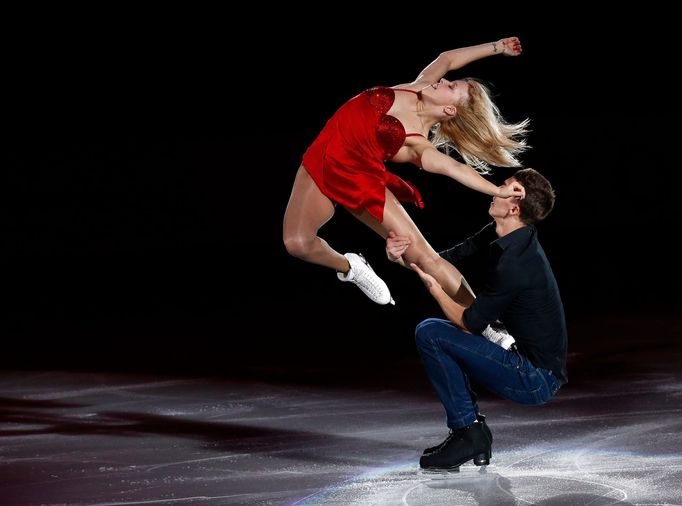 Jekaterina Bobrovová a Dmitrij Solovjev v Pekingu 2013