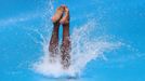 Diving - FINA Diving World Cup 2021 and Tokyo 2020 Olympics Aquatics Test Event - Tokyo Aquatics Centre, Tokyo, Japan - May 6, 2021 Jamaica's Yona Knight-Wisdom in action