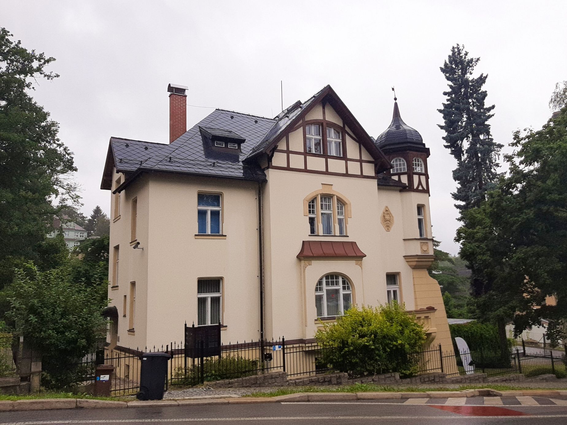 Liberec, vila, vycházky, architektura