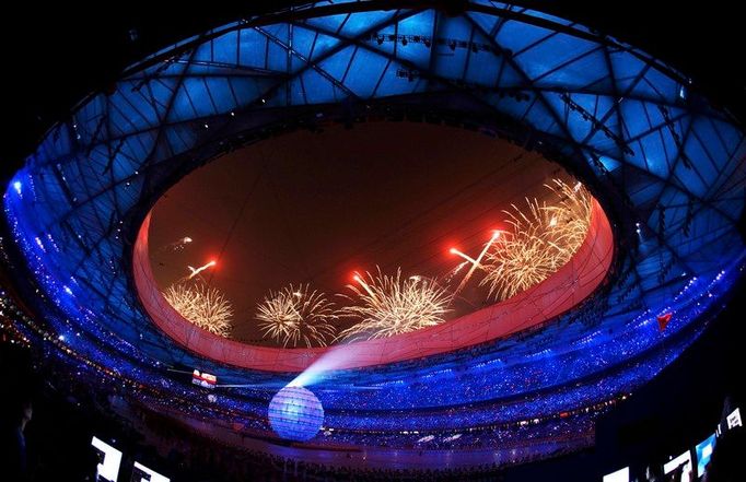 Zahajovací ceremoniál olympiády v Pekingu