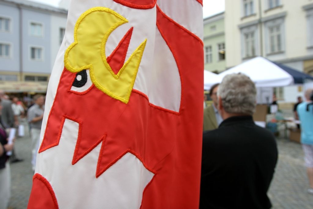 Demonstrace starostů proti daňové diskriminaci