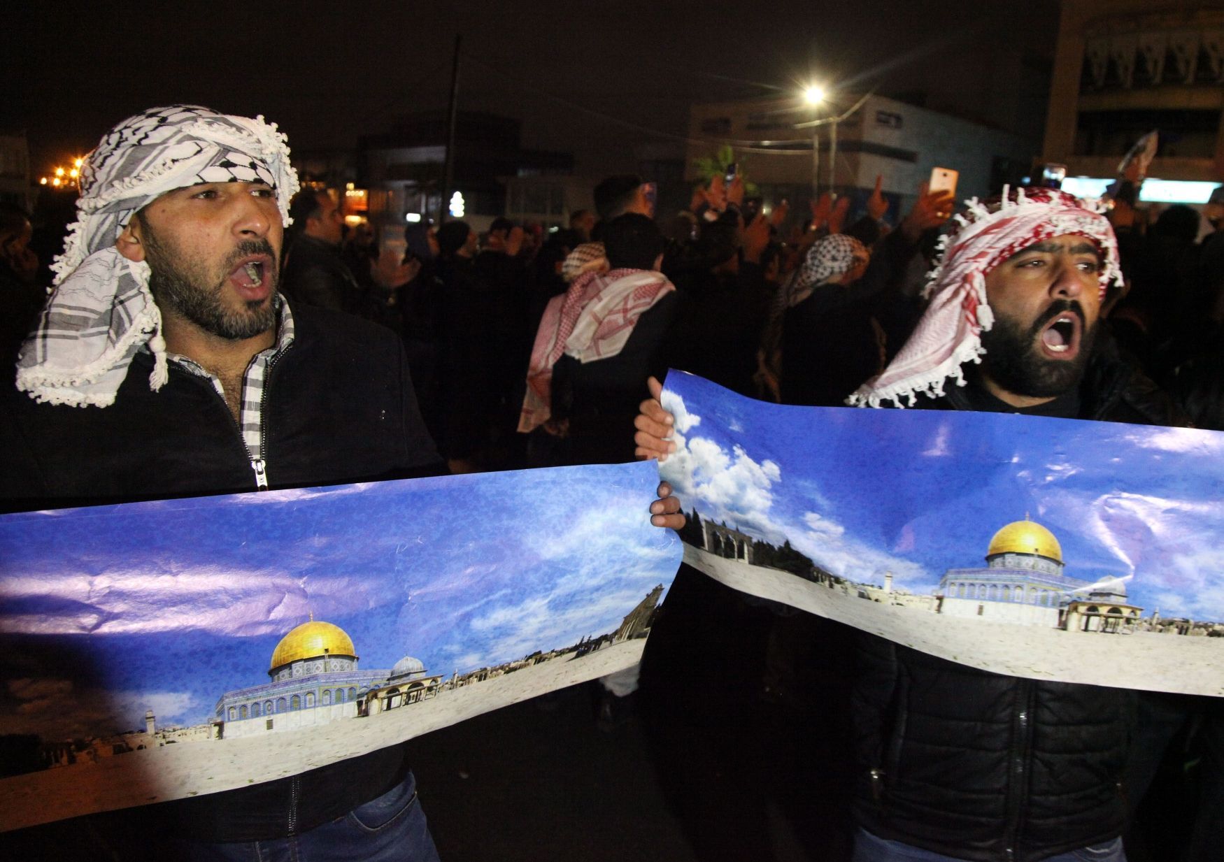 Jordánsko-protest proti ustanovení Jeruzaléma metropolí
