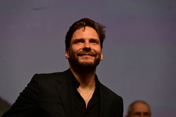 Daniel Brühl na karlovarském festivalu.