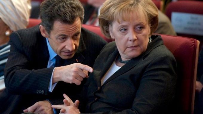 Evropští propagátoři "nového kapitalismu": Sarkozy a Merkelová