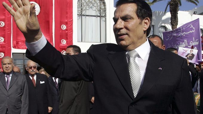 Diktátor Zín Abidín bin Alí vládl Tunisku 23 let.