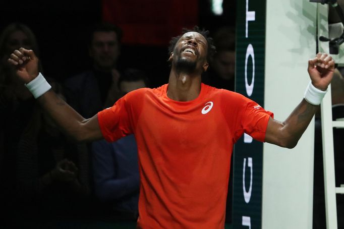 Gael Monfils na turnaji v Rotterdamu