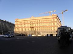 Sídlo ruské tajné služby FSB, dříve KGB (Moskva, 15. prosince 2012)