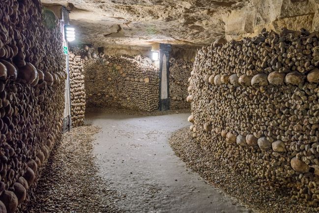 Katakomby v Paříži, Francie