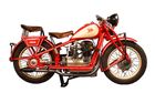 Nejstarším motocyklem, na který můžete na výstavě v NTM narazit, je Wanderer K 500 z roku 1928, z něhož se stala první Jawa 500 OHV (na snímku).