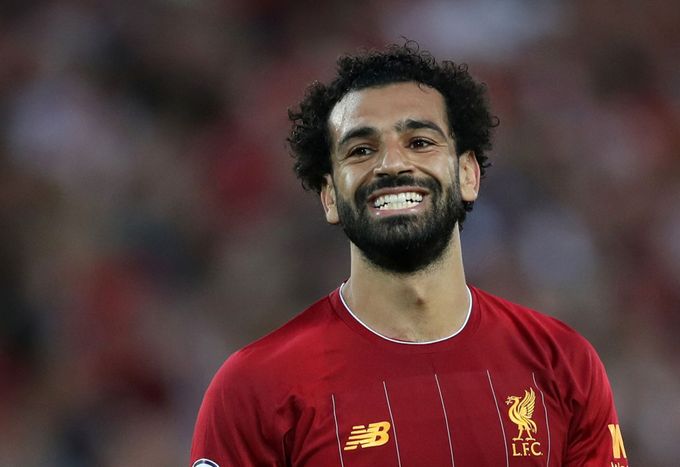 Soccer Football - Premier League - Liverpool v Norwich City - Anfield, Liverpool, Britain - August 9, 2019   Liverpool's Mohamed Salah    Action Images via Reuters/Carl R