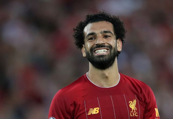 Soccer Football - Premier League - Liverpool v Norwich City - Anfield, Liverpool, Britain - August 9, 2019   Liverpool's Mohamed Salah    Action Images via Reuters/Carl R