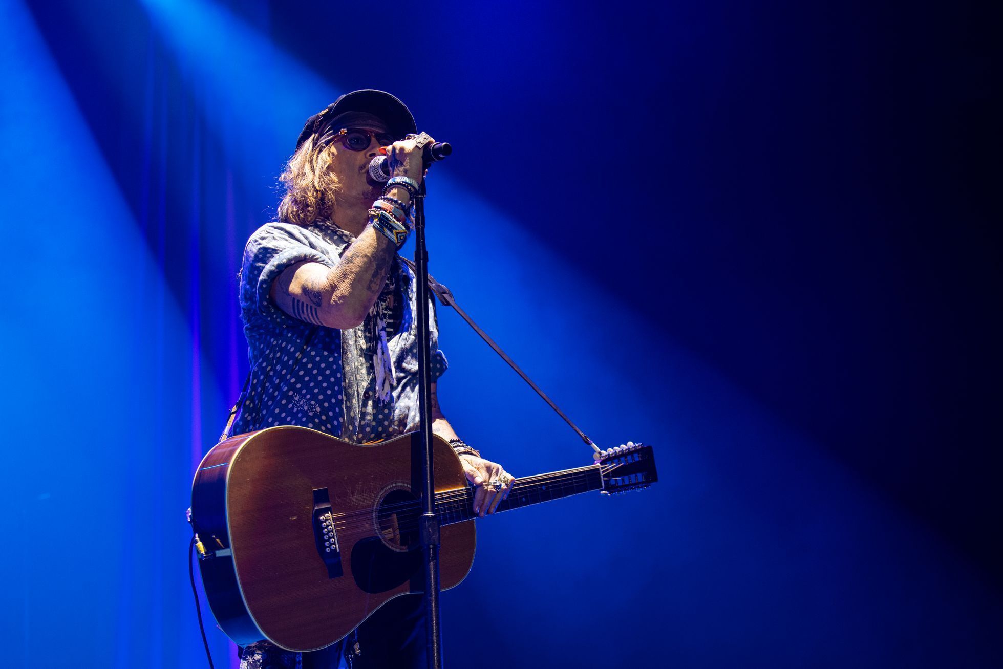 Jeff Beck, Johnny Depp, O2 universum, Praha, 2022