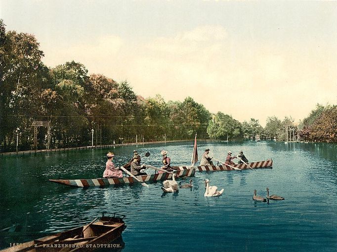 Česko a Slovensko na historických fotochromových snímcích, pořízených kolem roku 1900