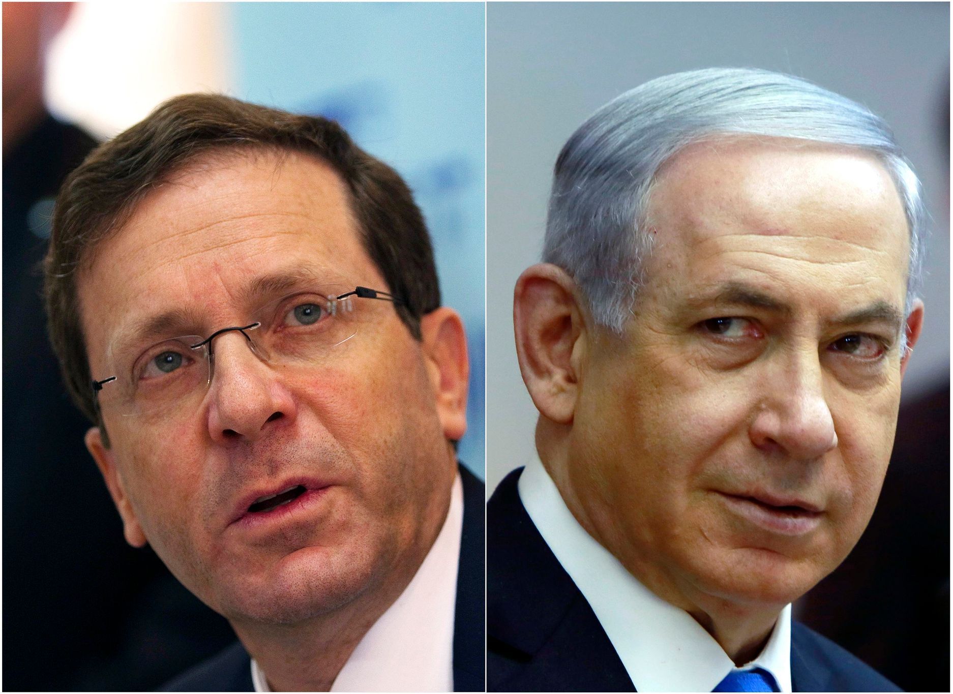 Jicchak Herzog a Benjamin Netanjahu, favorité voleb v Izraeli.