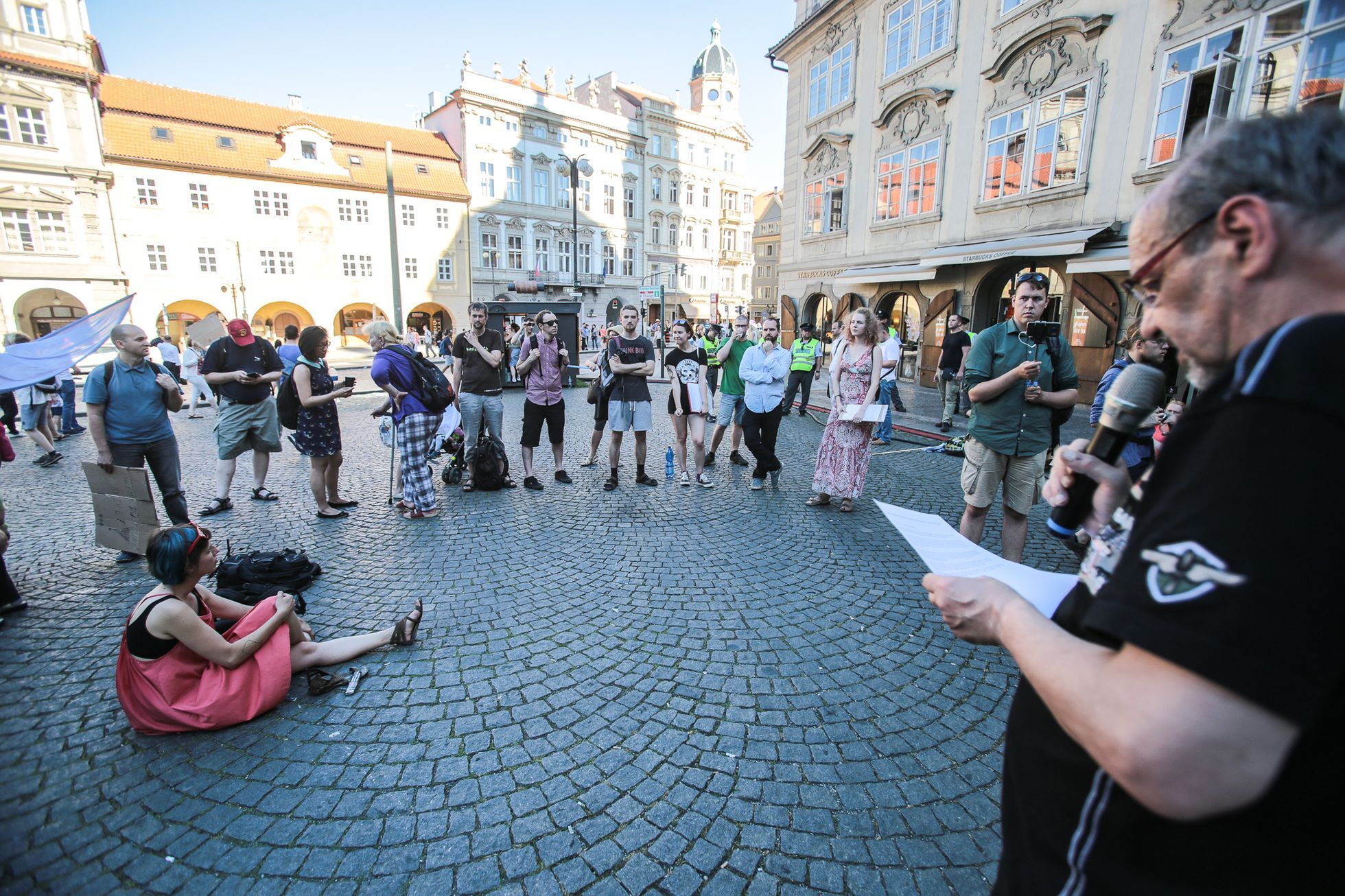 Demonstrace za zákon o sociálním bydlení, Praha