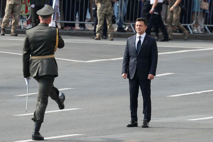 Ukrajinský prezident Volodymyr Zelenskyj.