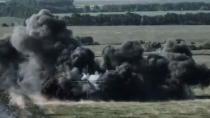 Rusové použili klouzavé bomby v lesíku v Sumské oblasti