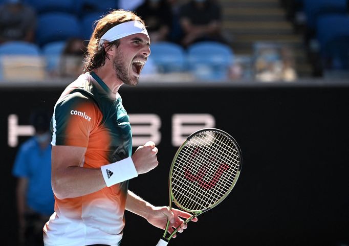 Australian Open 2022, 4. den (Stefanos Tsitsipas)