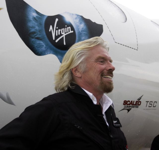 Letadlo Branson vesmír 2