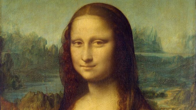 Na snímku je Leonardova Mona Lisa z pařížského Louvru. Autorem článku je textař, spisovatel a bývalý prezidentský kandidát.