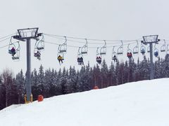 Ski resort Svatý Petr in Špindlerův Mlýn, one of the most popular places to go to in the winter