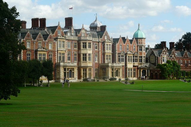 Venkovské sídlo britské královny Sandringham v Norfolku
