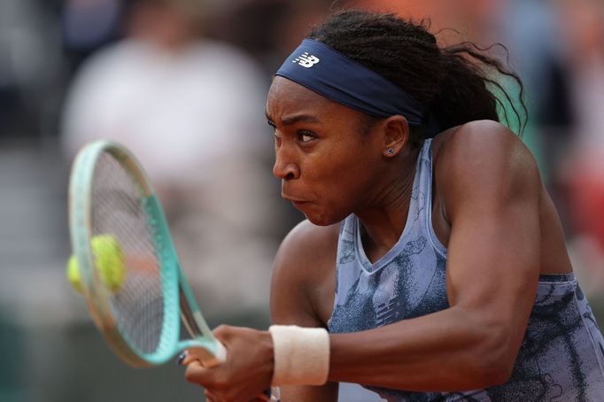 Coco Gauffová ve finále French Open 2025