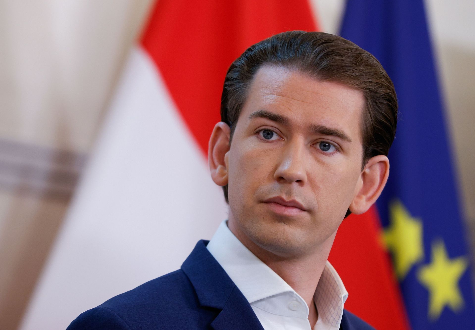 Rakouský kancléř Sebastian Kurz.