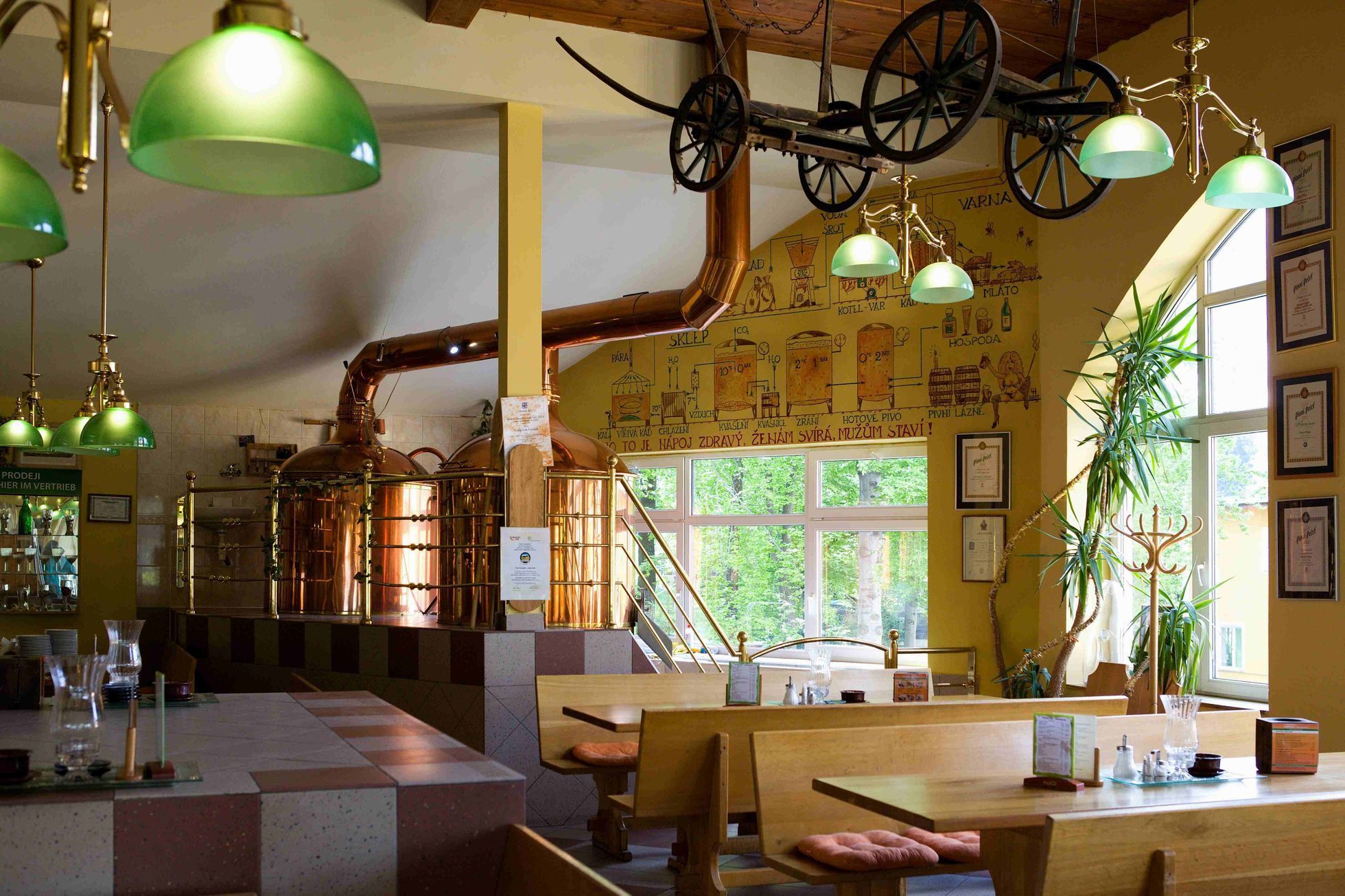 Sklárna, muzeum a lázně Harrachov
