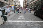 Bílé čáry v centru Prahy zakazující vjezd cyklistům jsou jen dočasné, tvrdí starosta Lomecký