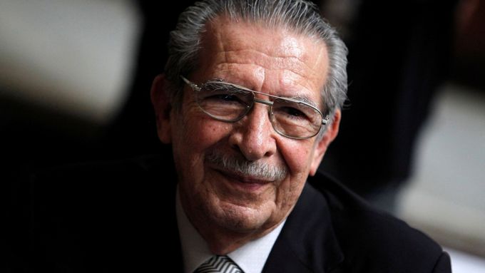Bývalý guatemalský diktátor Efraín Ríos Montt.