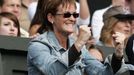 Judy Murrayová podporuje svého syna ve třetím kole Wimbledonu, ve kterém nakonec zdolal Tommyho Haase ve čtyřech setech.