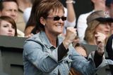 Judy Murrayová podporuje svého syna ve třetím kole Wimbledonu, ve kterém nakonec zdolal Tommyho Haase ve čtyřech setech.