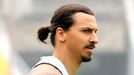 Zlatan Ibrahimovič na tréninku PSG