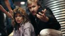 Režisér James Cameron a herečka Linda Hamilton.