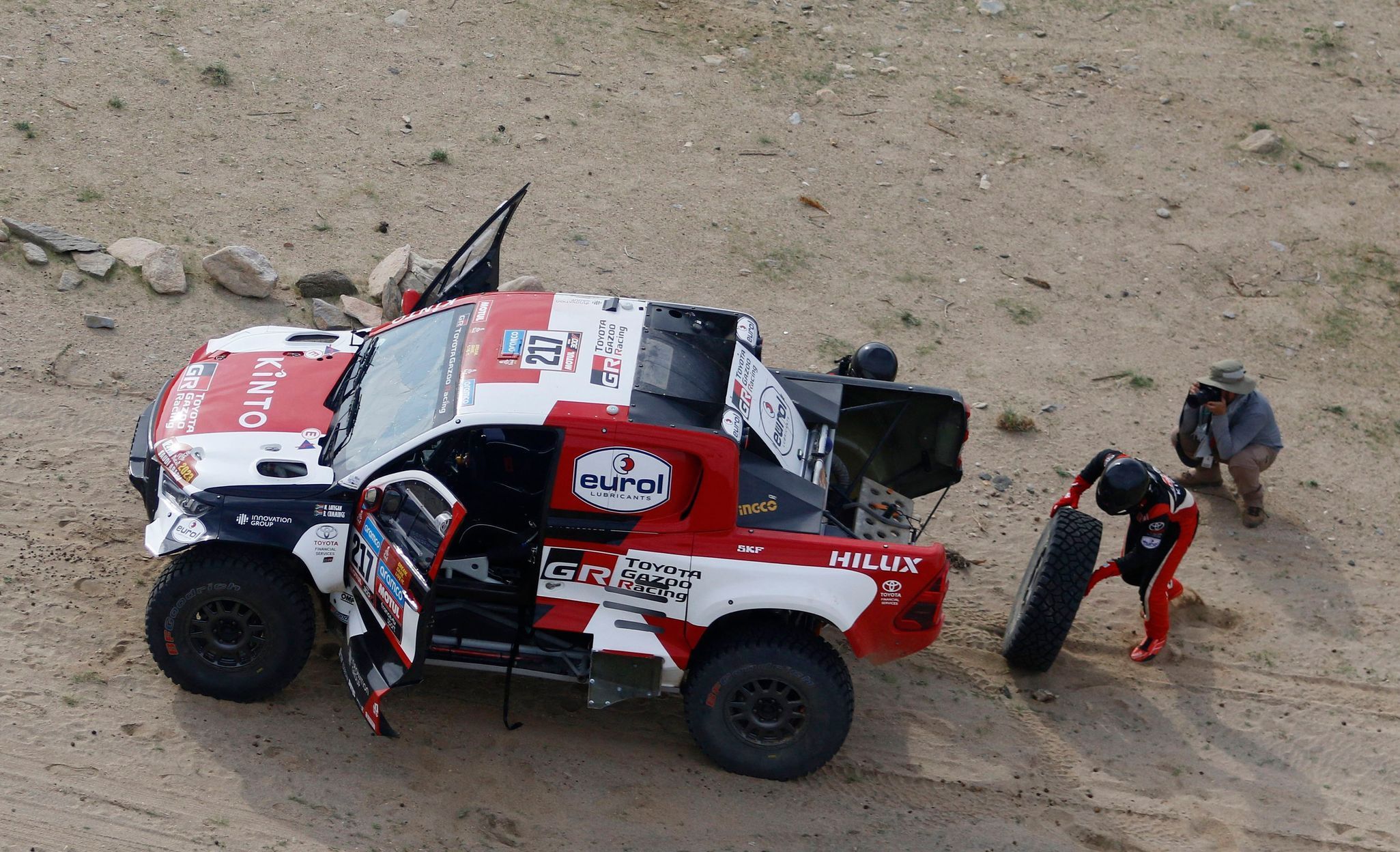 1. etapa Rallye Dakar 2023: Henk Lategan, Toyota