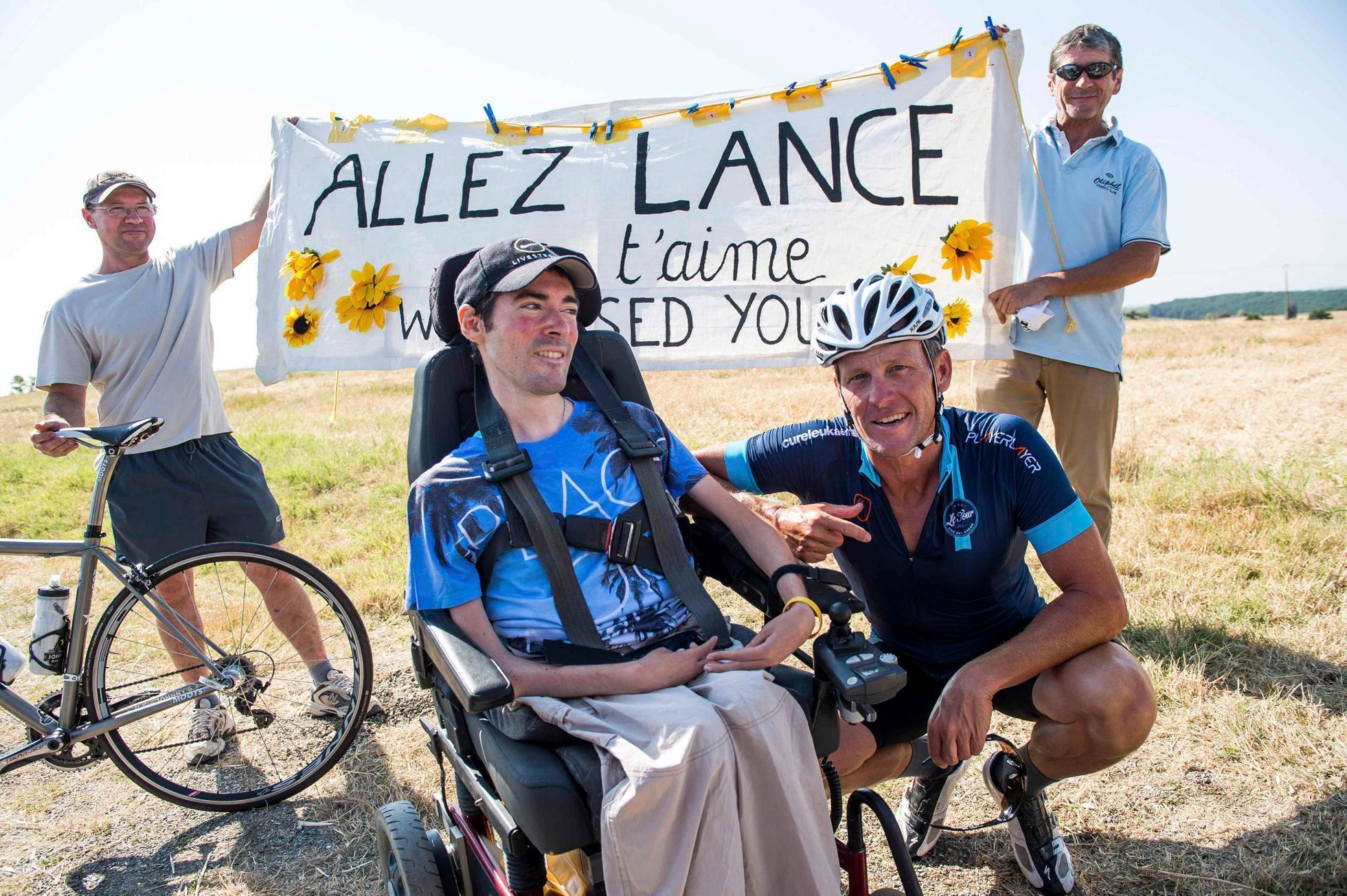 Lance Armstrong na Tour de France 2015